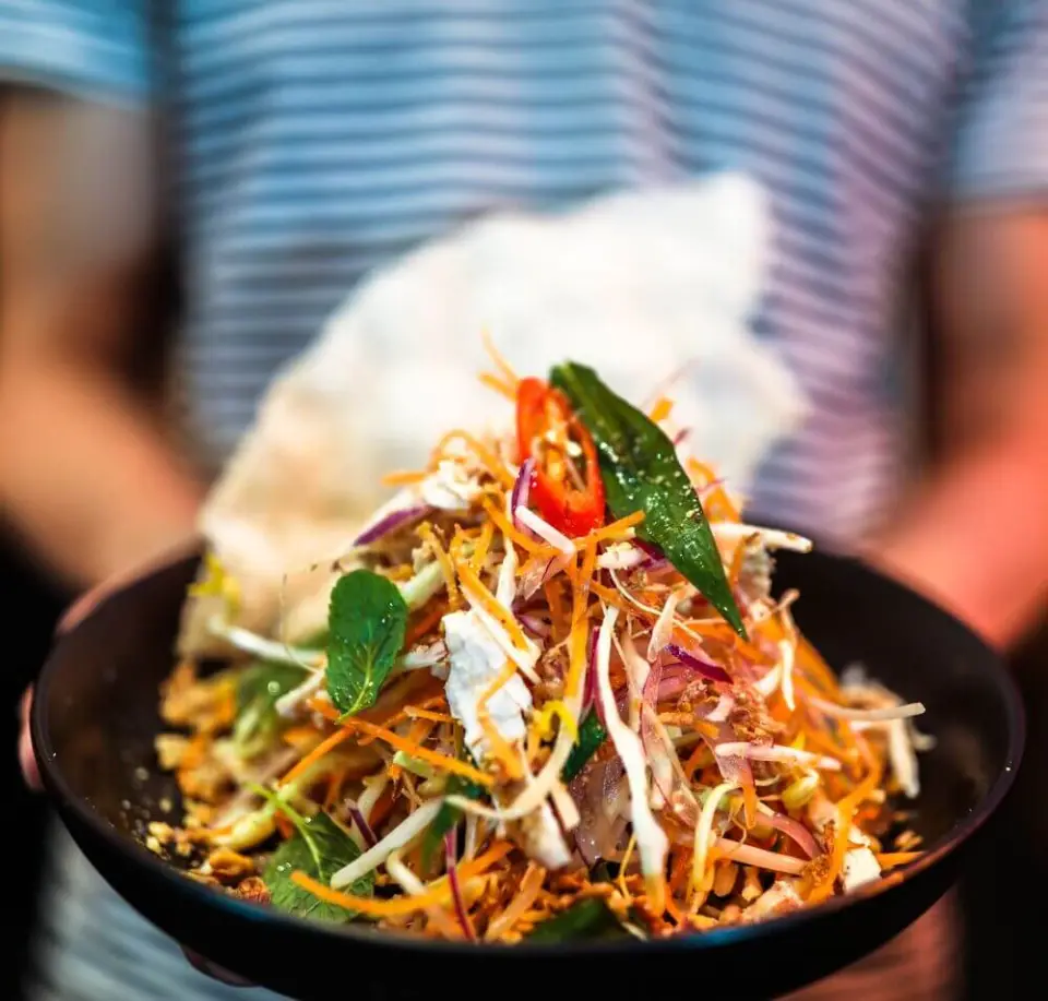 Shredded Chicken Salad from Paper Plate Restaurant